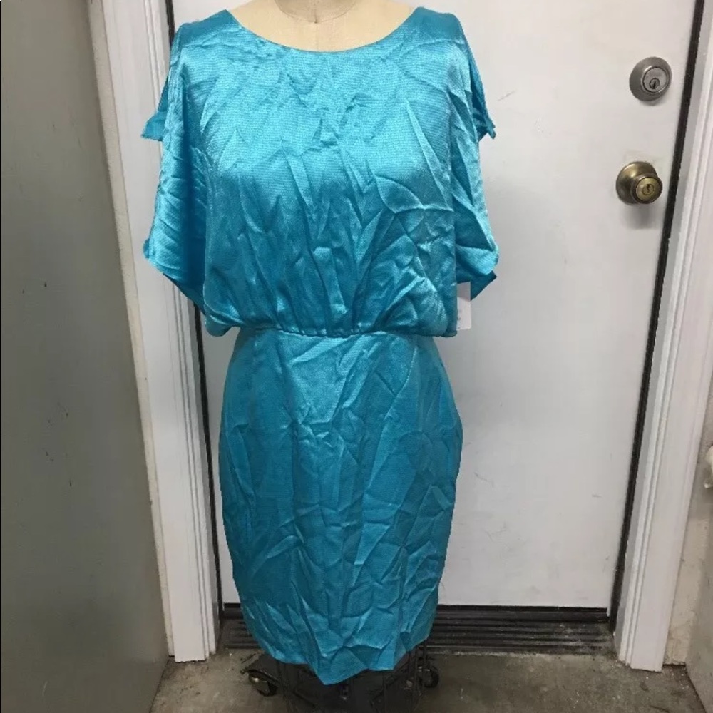 Calvin Klein  Sheath Dress Aqua  Calypso